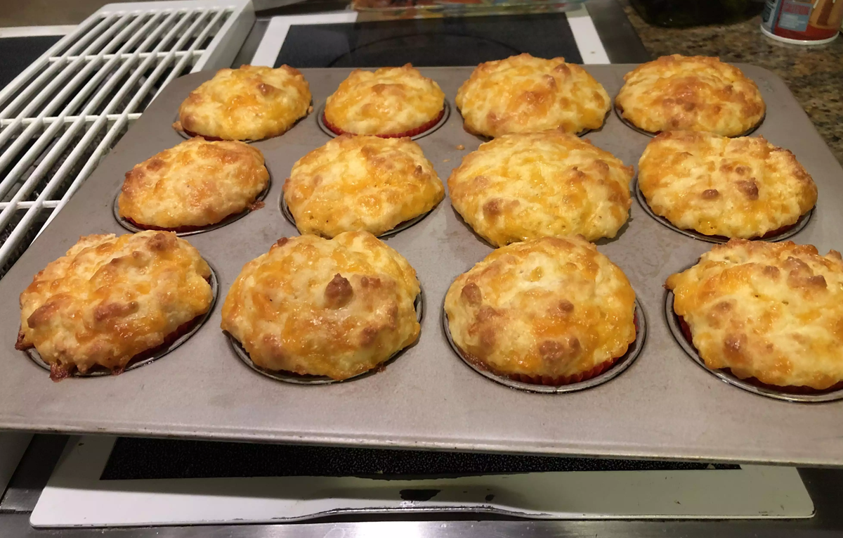 Cheesy Keto Biscuits