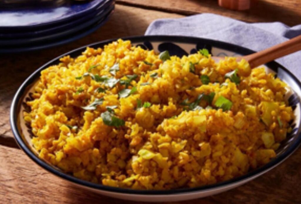 Turmeric Coconut Cauliflower Rice