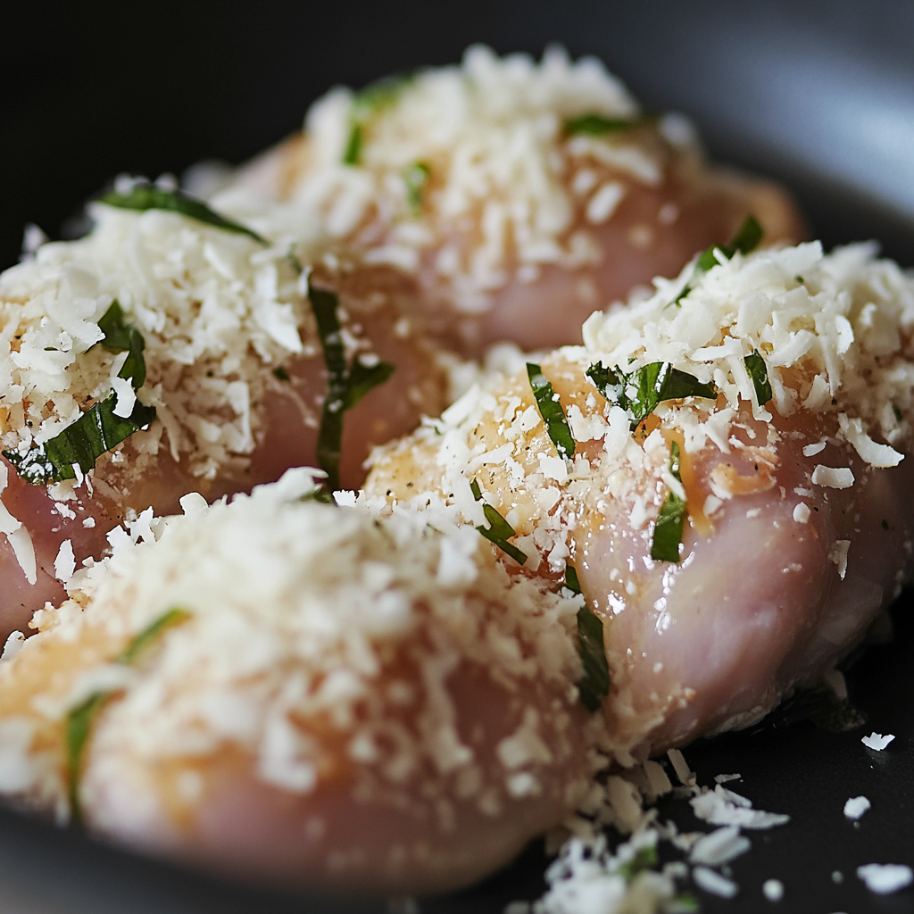 coating chicken breasts in coconut